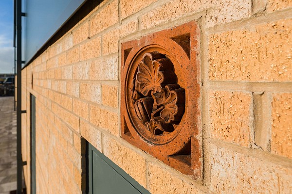Prince William Pottery warehouse - decorative bricks