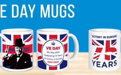 VE Day Mugs: Commemorate this historic moment with a personalised mug!