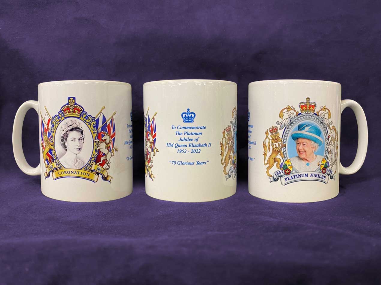 platinum-coronation-mugs-1270x950 Queen Elizabeth II Platinum Jubilee Mug from Prince William Pottery