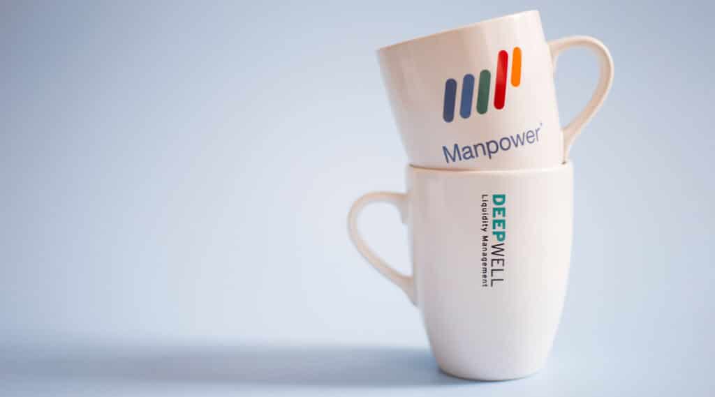 Marrow printed promotional mug from Prince William Pottery