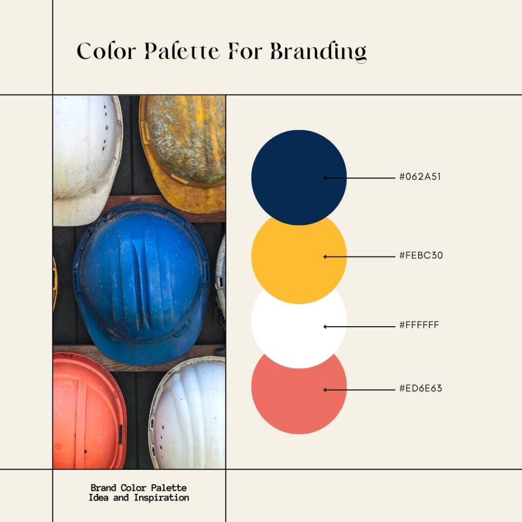branding color guide for a construction company