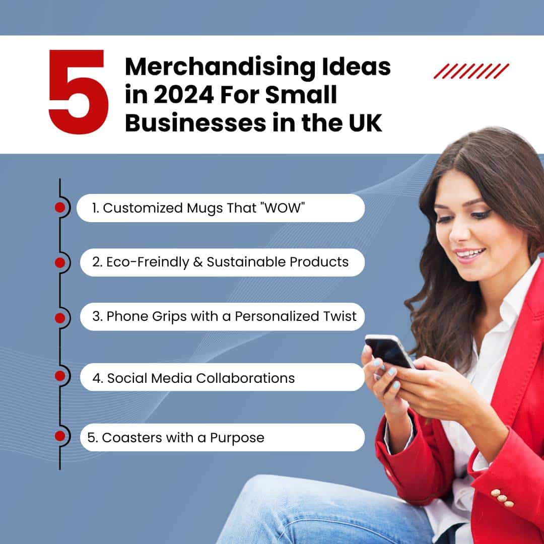 5 merchandising ideas for 2024 infographic