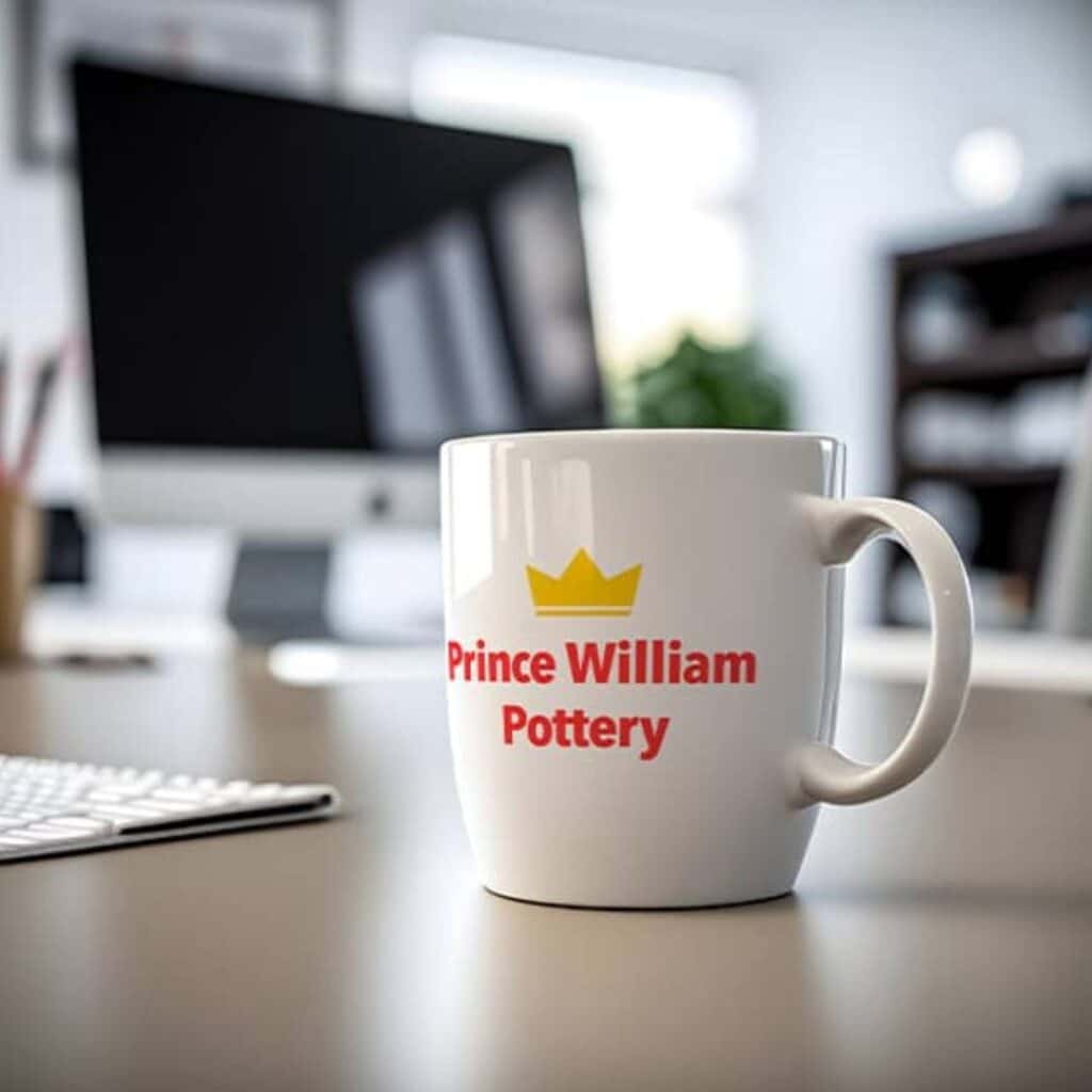 prince william pottery sublimated mug